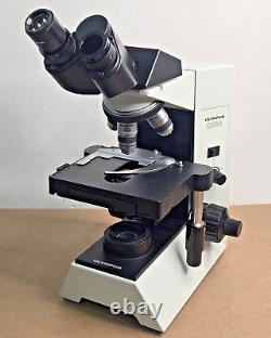 Microscope Binoculaire Olympus CH30 Halogène 6V 20W avec Objectifs 4X 10X 40X 100X