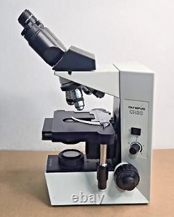 Microscope Binoculaire Olympus CH30 Halogène 6V 20W avec Objectifs 4X 10X 40X 100X