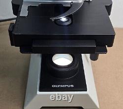 Microscope Binoculaire Olympus CH30 Halogène 6V 20W avec Objectifs 4X 10X 40X 100X