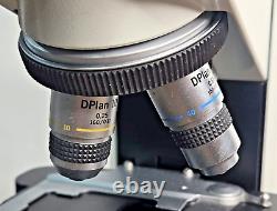 Microscope Binoculaire Olympus CH30 Halogène 6V 20W avec Objectifs 4X 10X 40X 100X