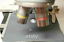 Microscope Binoculaire Optique Américain Avec Objectifs Acromat