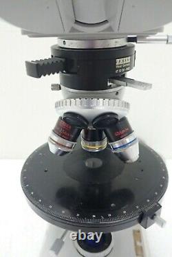 Microscope Binoculaire Zeiss Avec 3 Objectifs Pol, Objectif Kpl-w10x, 473059 Loupe