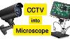 Microscope Diy Avec Une Caméra Cctv Pour Smd