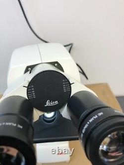 Microscope Leica DM 500 Avec Éclairage Led Intégré Et Lentilles Objectives Plan 3