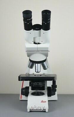 Microscope Leica DM 500 Avec Éclairage Led Intégré Et Objectifs De 4 Plans