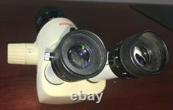 Microscope Leica Mz6 Stéréo Avec Éléments Oculaires Et Objectif Lens Voir Desc