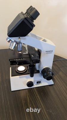 Microscope Olympus CH20 avec 4 objectifs