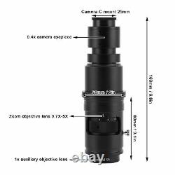 Microscope Zoom Objectif 26x182x Amplification 0,7x5x Objectif Cmount 25mm Nouveau
