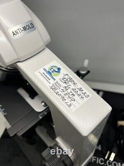 Microscope binoculaire LW Scientific Revelation III, 4 objectifs 4X-100X, utilisé