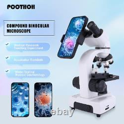 Microscope binoculaire composé 40X-2000X, microscope professionnel de qualité recherche