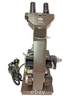 Microscope composé à prismes Swift, 4 objectifs, 40X-1000X, livraison gratuite