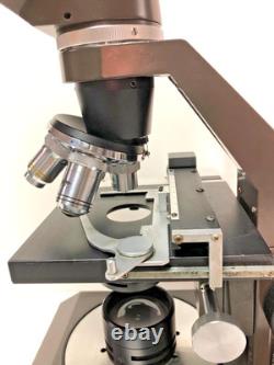 Microscope composé à prismes Swift, 4 objectifs, 40X-1000X, livraison gratuite