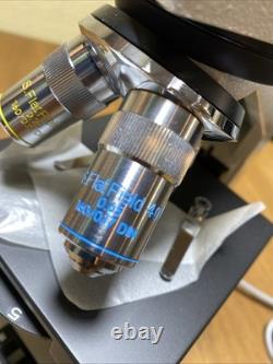 Microscope monoculaire Meiji avec 3 objectifs 4X 10X 40X NEUF ! Japon