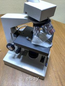 Microscope monoculaire Meiji avec 3 objectifs 4X 10X 40X NEUF ! Japon