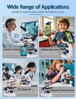 Microscope numérique USB à objectif achromatique