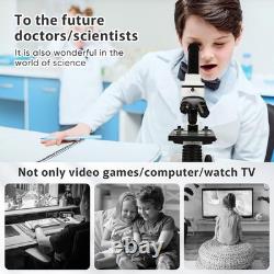 Microscope pour Adultes Remplacement des Objectifs Professionnels 4x 10x 40x 2000X