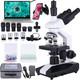 Microscope Trinoculaire Composé 40x-5000x De Grossissement, De Qualité Recherche Professionnelle