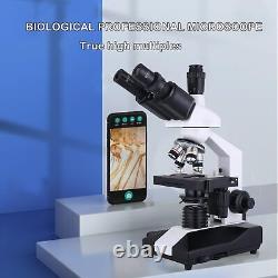Microscope trinoculaire composé 40X-5000X de grossissement, de qualité recherche professionnelle
