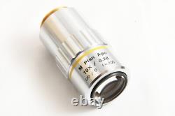 Mitutoyo M Plan Apo 10x / 0,28 Infi/0 f=200 Lentille d'objectif de microscope #5454