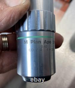 Mitutoyo M Plan Apo 20x / 0.28 f=200 Infini Microscope Objectif Lentille 378-804-2