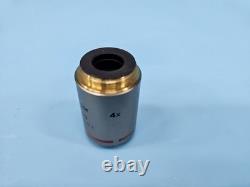 NIKON Plan Fluor 4X/0.13 ? /- WD 17.1 Objectif de microscope