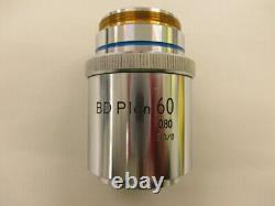 Nikon Bd Plan 60x 0.80 210/0 Metal Microscope Objectif Lentille M26 Fil