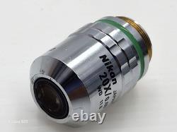 Nikon CF Plan 20X/0.40 ? /0 EPI ELWD WD 11.0 Objectif de microscope RMS 33115