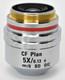 Nikon Cf Plan 5x/0.13 Bd Dic Wd 10.0 Lentille D'objectif De Microscope Excellent