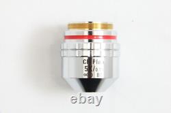 Nikon CF Plan 5x / 0.13? /0 BD WD 10.0 Lentille d'objectif de microscope 27mm #5462