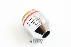 Nikon CF Plan 5x / 0.13? /0 BD WD 10.0 Lentille d'objectif de microscope 27mm #5462