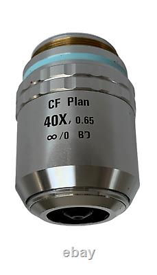 Nikon Cf Plan 40x 0,65 Bd Infinity Objectif Objectif Corrigé Darkfield