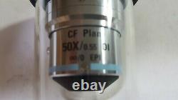 Nikon Cf Plan 50x/0.55 Objectif Objectif DI Microscope Livraison Rapide Gratuite