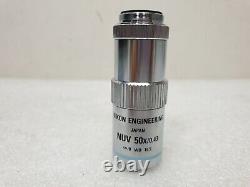 Nikon Engineering Microscope Objectif Nuv 50x/0.43? 0 Wd 15,5