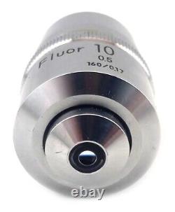 Nikon Fluor 10 0.5 160/0.17 Module De Fixation Des Objectifs Du Microscope