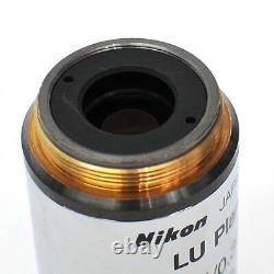 Nikon Lu Plan 10x/0.30 Epi Microscope Objectif Infiniité Corrigée 17,3mm
