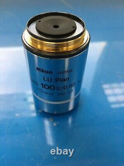 Nikon Lu Plan Lwd 100x/0,80 Microscope Objectif