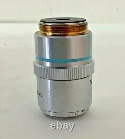 Nikon M Plan 40x 0.5 Elwd Microscope Métallurgique Objectif Objectif 210 MM