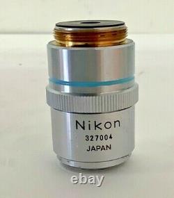 Nikon M Plan 40x 0.5 Elwd Microscope Métallurgique Objectif Objectif 210 MM