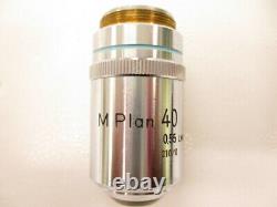 Nikon M Plan 40x 210/0 0.55 Lwd Microscope Objectif Objectif Rms