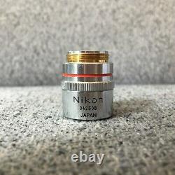 Nikon Mplan 5x/0.1 Lentille Objectif Microscope