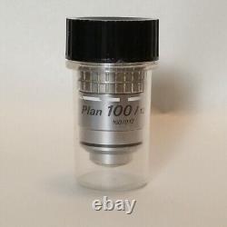 Nikon Plan 100 1.25 Huile 160/0.17 Objectif de Microscope 191177