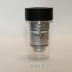 Nikon Plan 100 1.25 Huile 160/0.17 Objectif de Microscope 191177