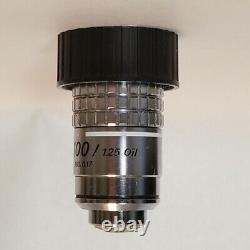 Nikon Plan 100 1.25 Huile 160/0.17 Objectif de Microscope 191177