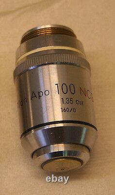 Nikon Plan Apo 100 Ncg 1.35 Huile 160/0 Microscope Objectif Lens 600001