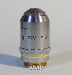 Nikon Plan Apo 10x 0.4 160/0.17 Objectif de microscope 631487