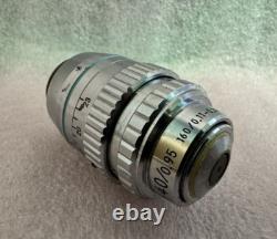 Nikon Plan Apo 40x / 0.95 160/0.11-0.23 Lentille d'objectif de microscope