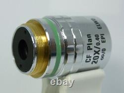 Nikon Plan Cf 20x 0,4 11,0 Epi Elwd Objectif Microscope Lentille