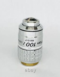 Nikon Plan Cfn 100x/1.25 Objectif Du Microscope À Huile 160mm