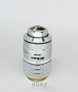 Nikon Plan Cfn 100x/1.25 Objectif Du Microscope À Huile 160mm