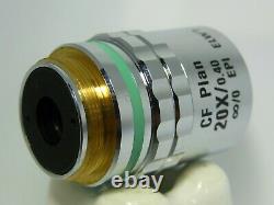 Nikon Plan Fc 20x 0,4 11,0 Epi Elwd Microscope Objectif Lentille